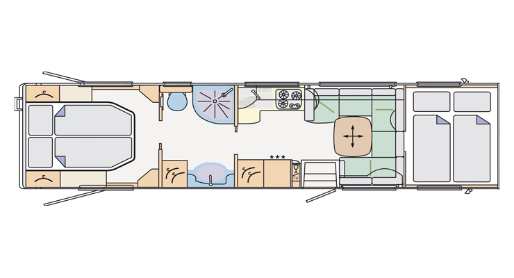 2010 Concorde Cruiser 940MR Floorplan Layout