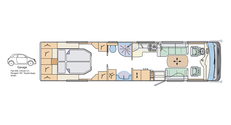 2010 Concorde Liner 1060Gmax with Lounge Seating Group