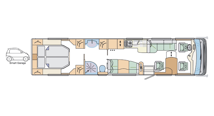 2010 Concorde Liner 1090G with Bar Seating Group