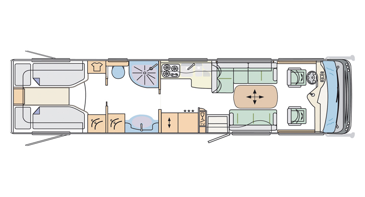 2010 Concorde Liner 940LS with C-Lounge Seating Group