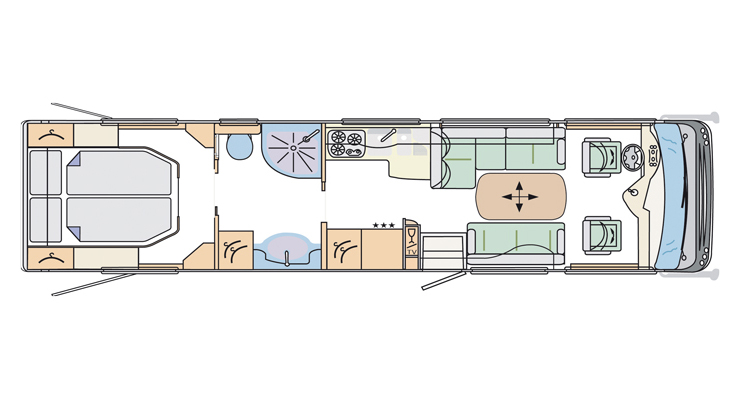 2010 Concorde Liner 940M with C-Lounge Seating Group
