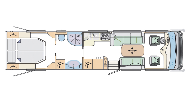 2010 Concorde Liner 940M with Lounge Seating Group
