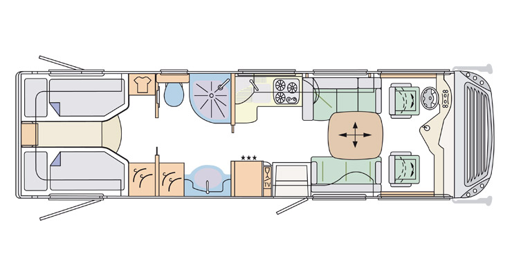 2011 Concorde Charisma 890LS lounge