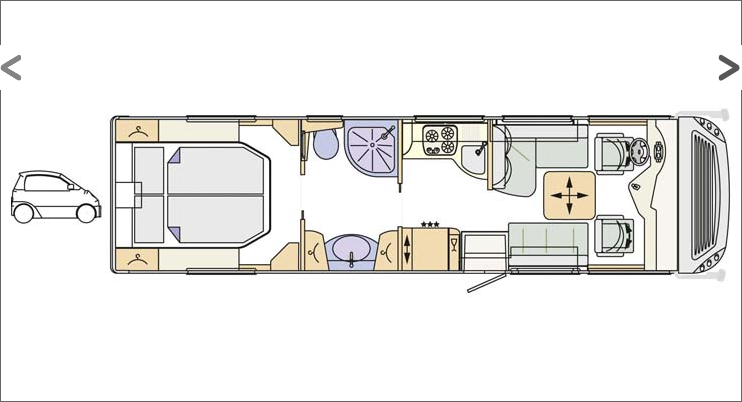 2012 Concorde Charisma Three 920G Motorhome Floorplan Layout