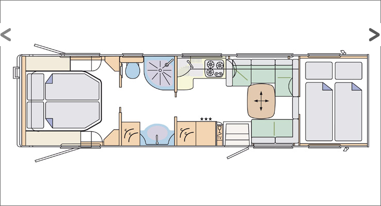 2012 Concorde Cruiser C1 940MR Coachbuilt Motorhome Floorplan Layout
