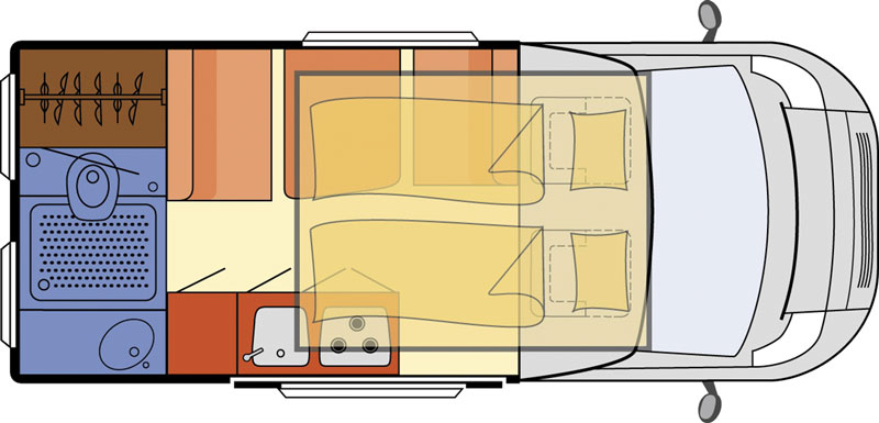 2014 Globecar Concorde Compact Motorhome Layout Floorplan