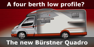 Launched Burstner Quadro Ixeo Four Berth Low Profile Motorhome