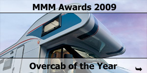 MMM Awards 2009 Burstner Nexxo Family Overcab Winner
