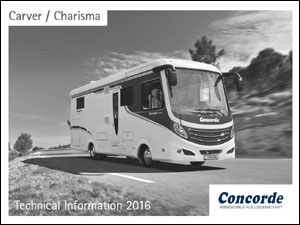2016 Concorde Carver Charisma Technical Data Download