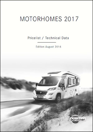 2017 Burstner Motorhome Technical Data Download