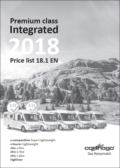 2018 Carthago A-Class Technical Data Brochure Download