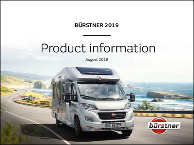 2019 Burstner Motorhome Brochure Downloads