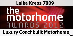 Laika Kreos 7009 Luxury Coachbuilt Motorhome Award