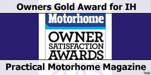 IH Motorhomes Win Practical Motothome Magazine Gold Award