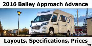 2016 Bailey Approach Advance Motorhomes
