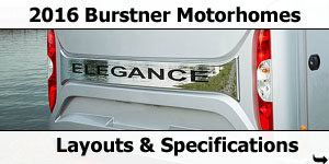 2016 Burstner Motorhomes For Sale