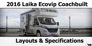 2016 Laika Ecovip Coachbuilt Motorhomes Layouts