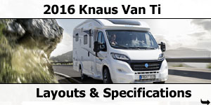 2016 Knaus Van Ti Motorhomes Layouts