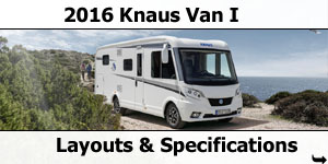 2016 Knaus Van I Motorhomes Layouts