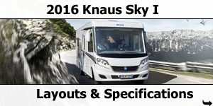 2016 Knaus Sky I Motorhomes Layouts