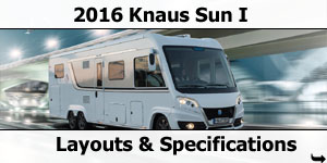 2016 Knaus Sun I Motorhomes Layouts