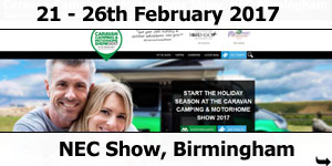 2017 February NEC Motorhome & Caravans Show Birmingham