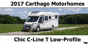 2017 Carthago Chic C-Line T Low-Profile Motorhomes For Sale