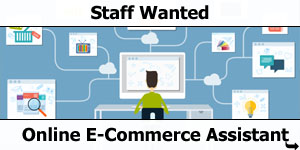 Staff Wanted: Online E-Commerce Assistant