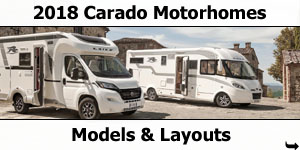 2018 Carado Low-Profile Motorhomes Models and Layouts