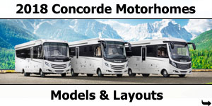 2018 Concorde Motorhome Models & Layouts