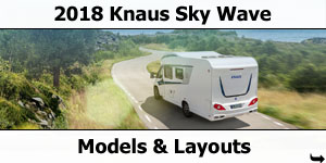 2018 Knaus Sky Wave Motorhome Models & Layouts
