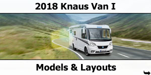 2018 Knaus Van I Motorhome Models & Layouts