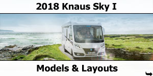 2018 Knaus Sky I Motorhome Models & Layouts
