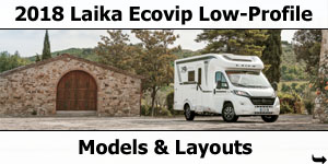 2018 Laika Ecovip Low-Profile Motorhomes Models and Layouts