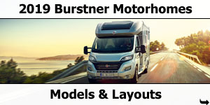 2019 Burstner Motorhomes Models and Layouts
