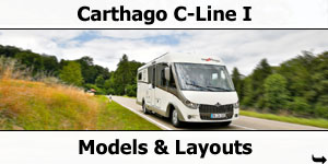2019 Carthago C-Line I A-Class Motorhomes Models and Layouts