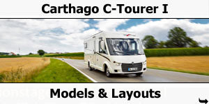 2019 Carthago C-Tourer I A-Class Motorhomes Models and Layouts