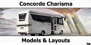 2019 Concorde Charisma Models and Layouts