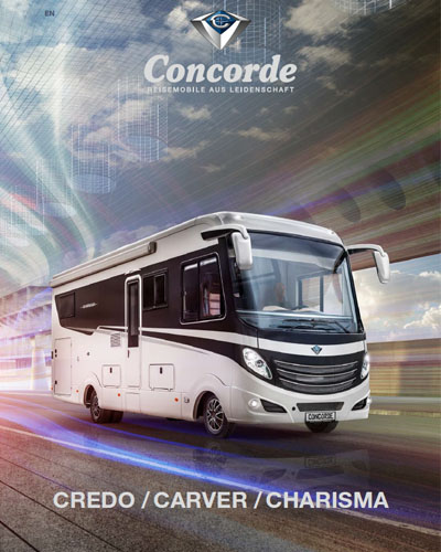 2020 Concorde Credo / Carver / Charisma Motorhome Brochure Downloads