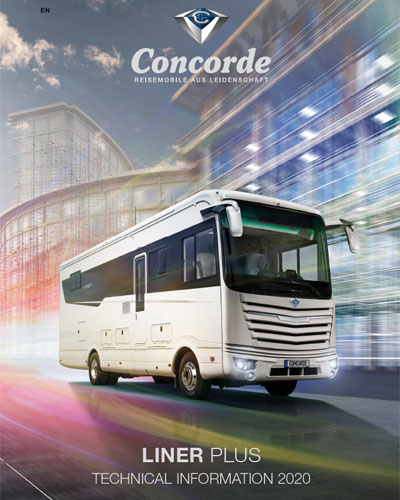 2020 Concorde Liner Motorhome Technical Specification Downloads