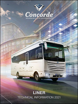 2021 Concorde Liner Plus Motorhome Technical Specification Downloads