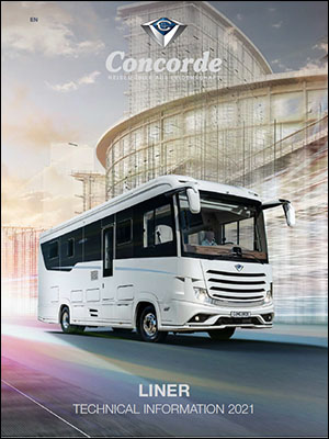 2021 Concorde Liner Motorhome Technical Specification Downloads