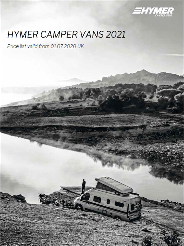 2021 Hymer Camper Vans Motorhome Technical Specification Downloads