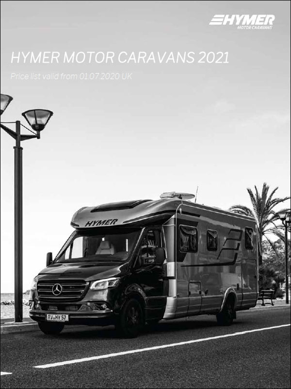 2021 Hymer Motorhome Technical Specification Downloads