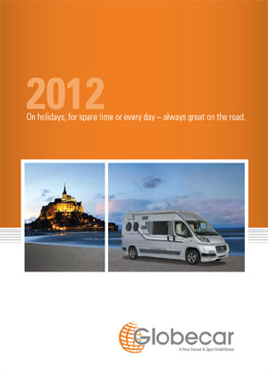 2012 Globecar Motorhome Brochure Front Page Image