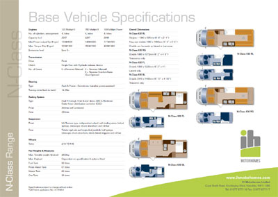 2014 IH-Motorhomes N-Class Brochure Front Page Image
