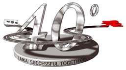 Laika Motorhomes 40th Anniversary Logo