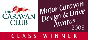 Motor Caravan Design & Drive Awards Class Winner Logo