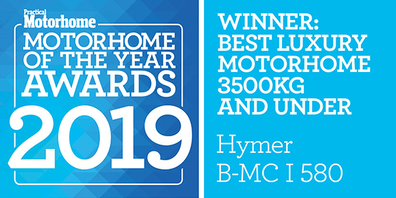 Hymer B-MC I580 Best Luxury Motorhome 3500Kg and Under Award
