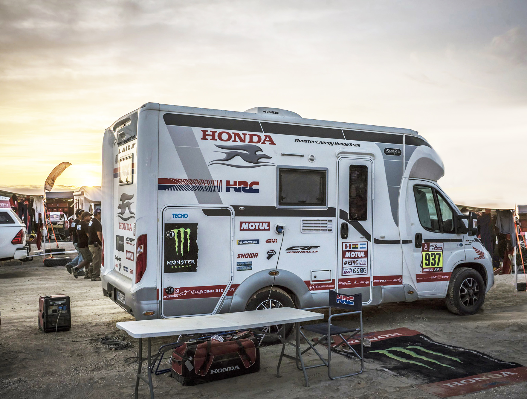 Laika Ecovop Motorhome at 2019 Dakar Race